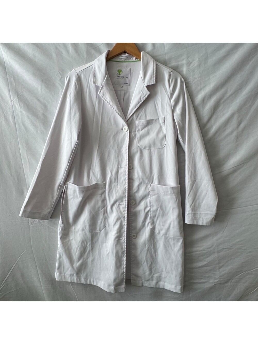 Healing Hands White Lab Coat S The Minimalist Pockets White Medical Coat